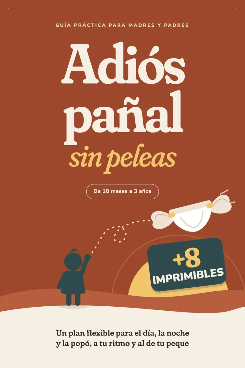 Portada del ebook “Adiós pañal sin peleas”.